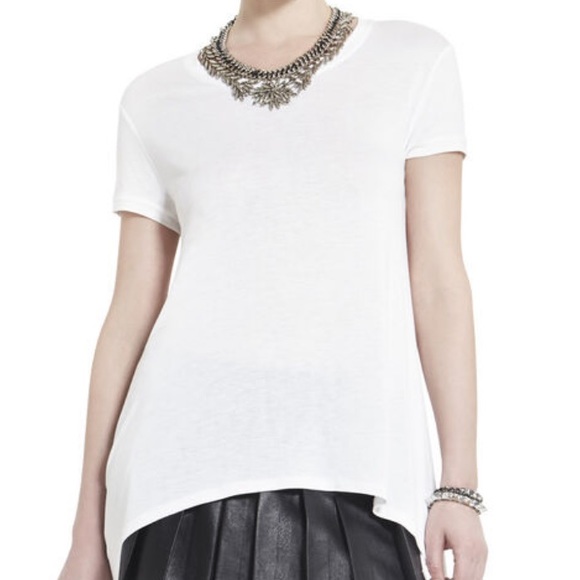 BCBG Open Back White Tshirt - 70% of MSRP!! - Picture 3 of 3